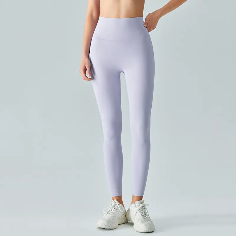 A381 Leggings de cintura alta Mujeres Pantalones de yoga deportivos Leggings de gimnasio