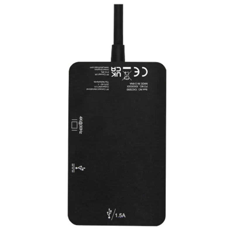 ADAPTADOR MULTIMEDIA DE ALUMINIO TIPO C (USBA/TIPO C/HDMI) 'ADAPT'