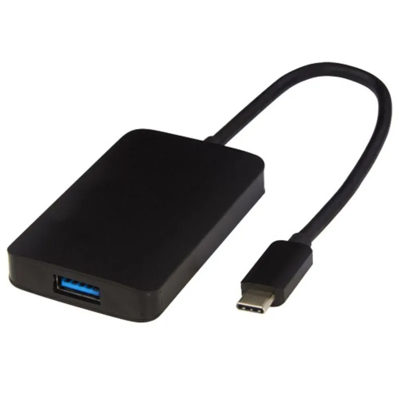 ADAPTADOR MULTIMEDIA DE ALUMINIO TIPO C (USBA/TIPO C/HDMI) 'ADAPT'