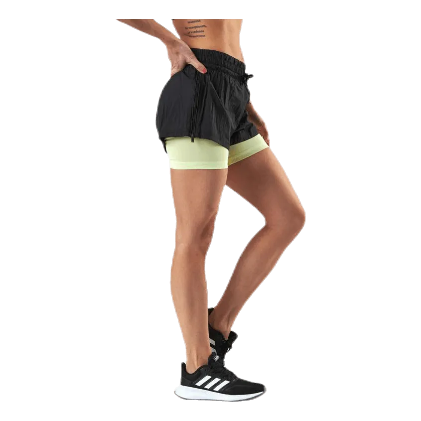 Adidas 2In1 Short Black/Yellow