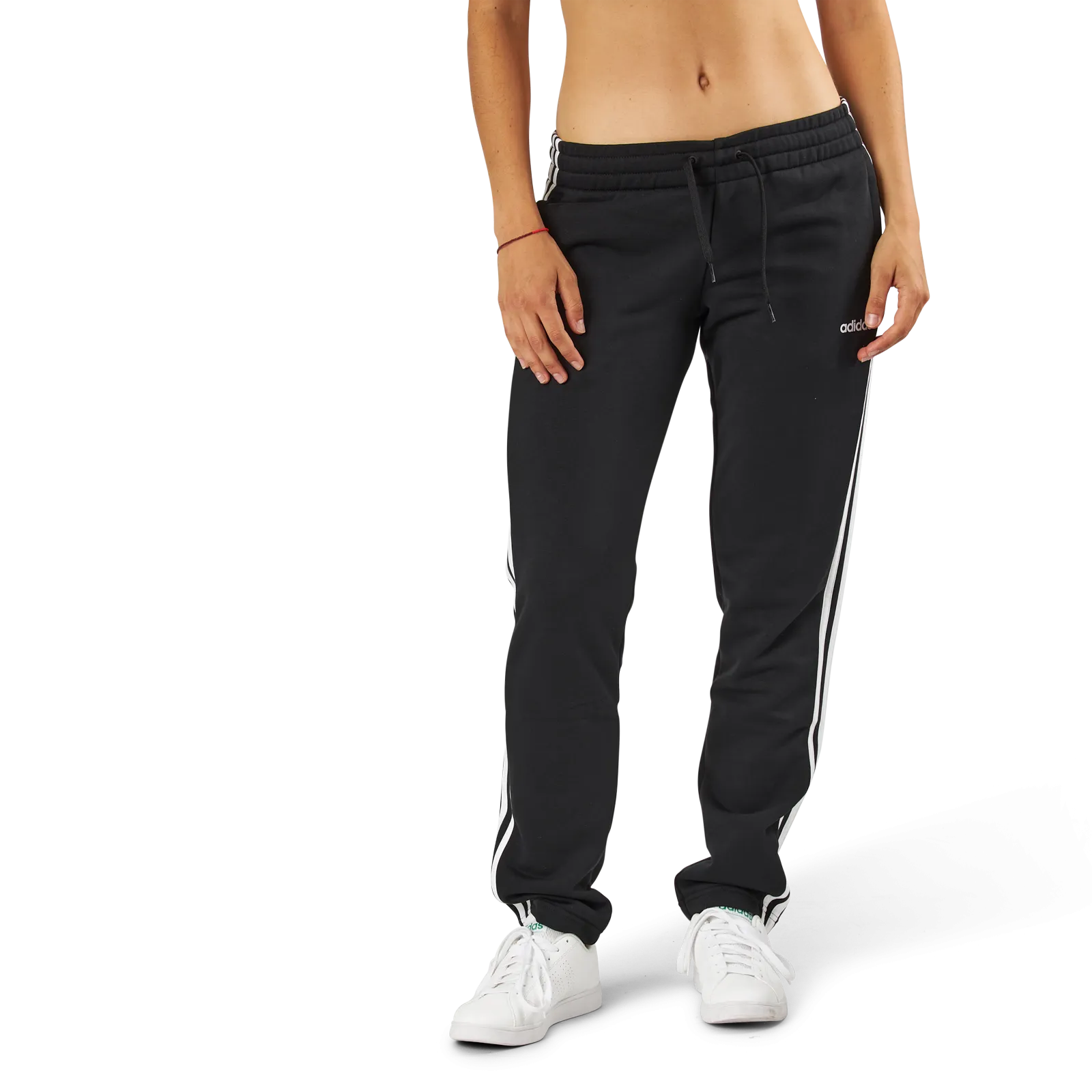 Adidas Essentials 3S Pant Open Hem Black / White