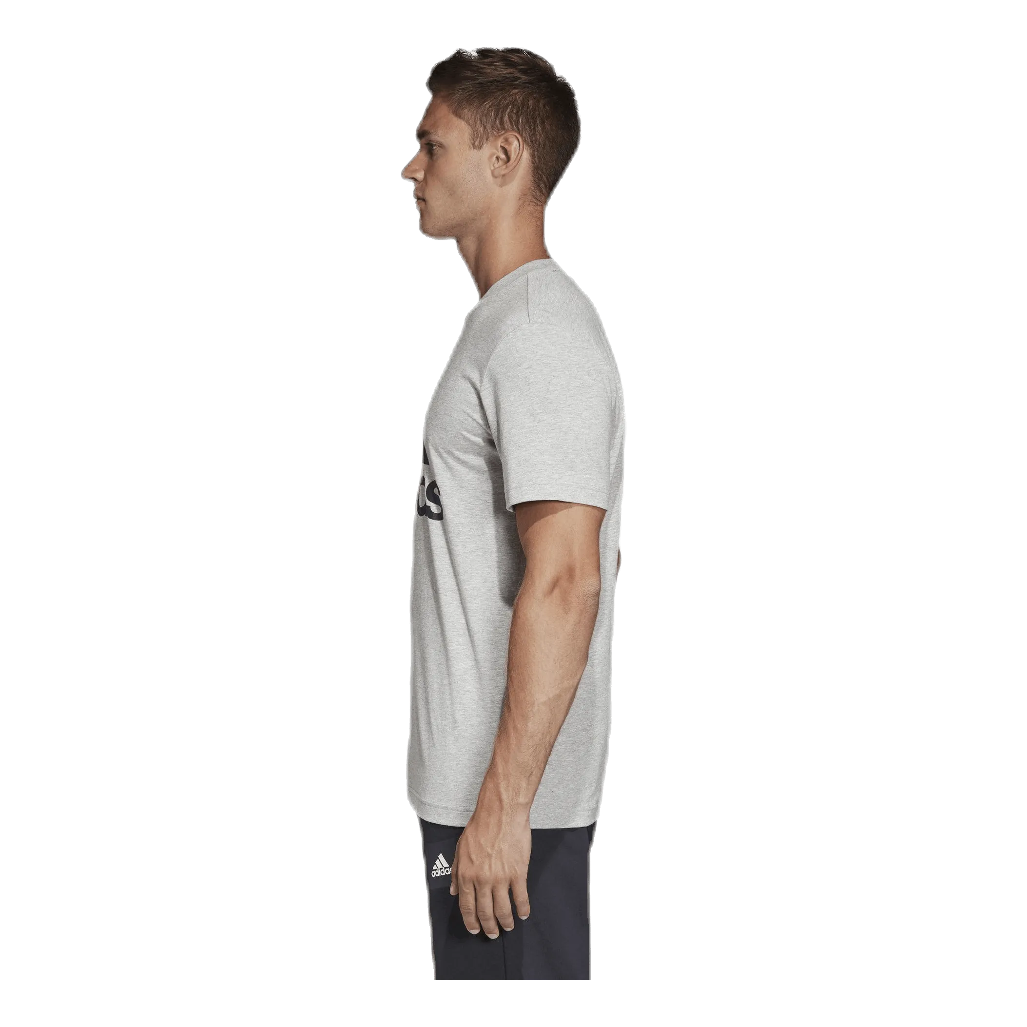 Adidas Mh Bos Tee Medium Grey Heather / Black