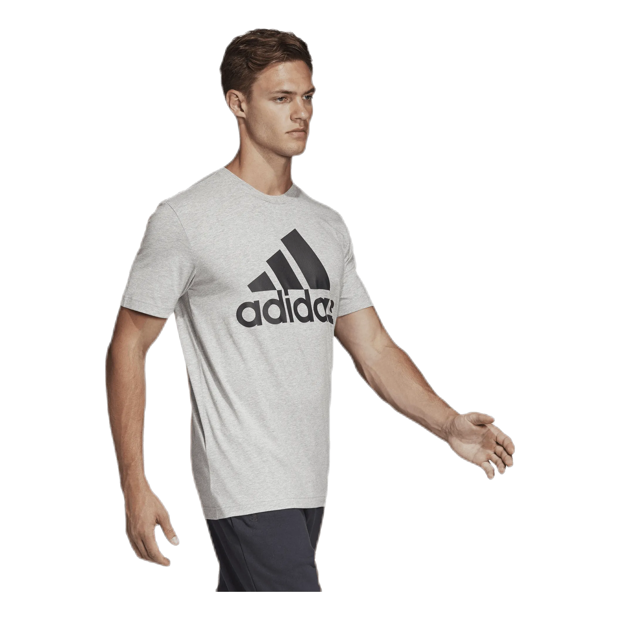Adidas Mh Bos Tee Medium Grey Heather / Black