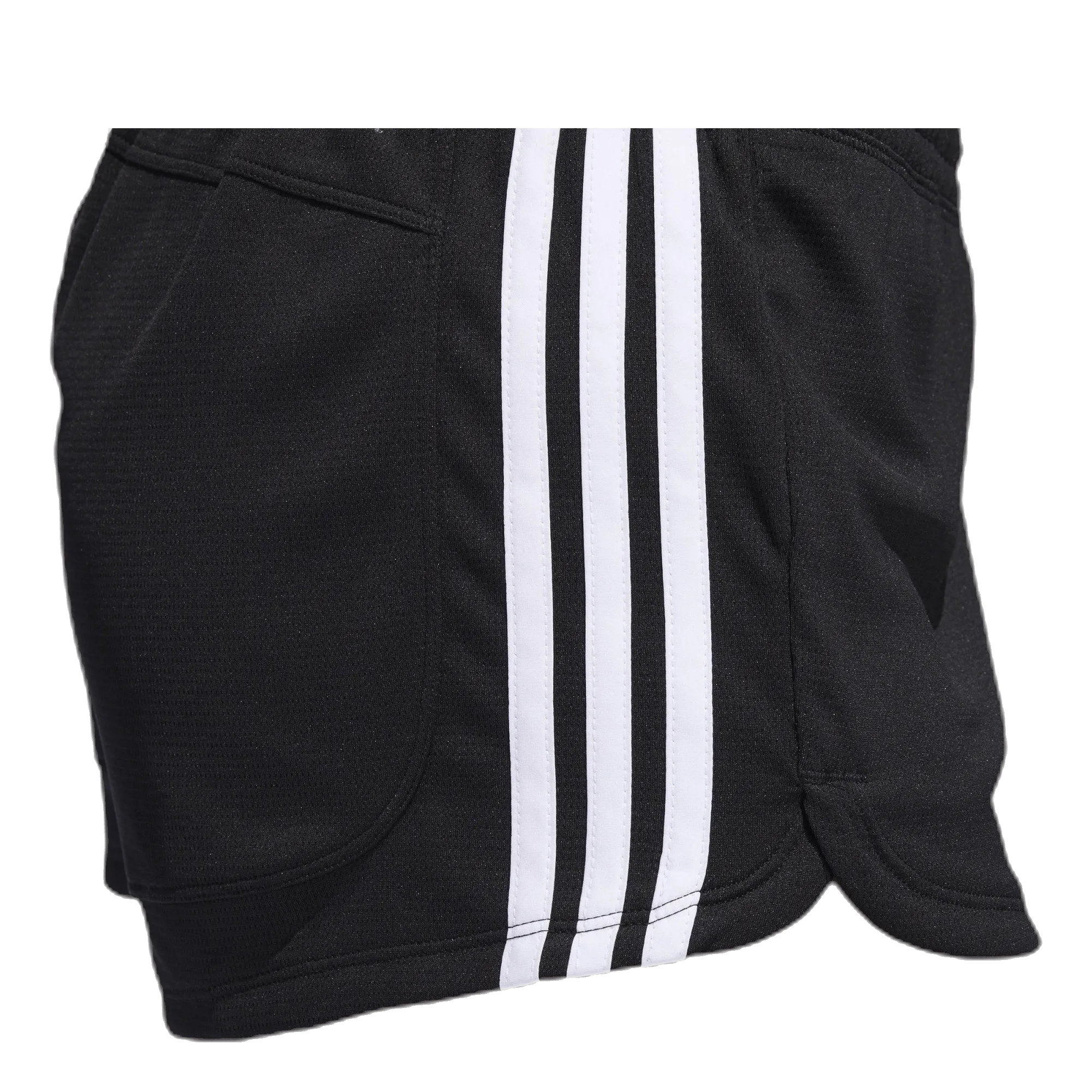 ADIDAS PACER 3STRIPES KNIT SHORTS BLACK