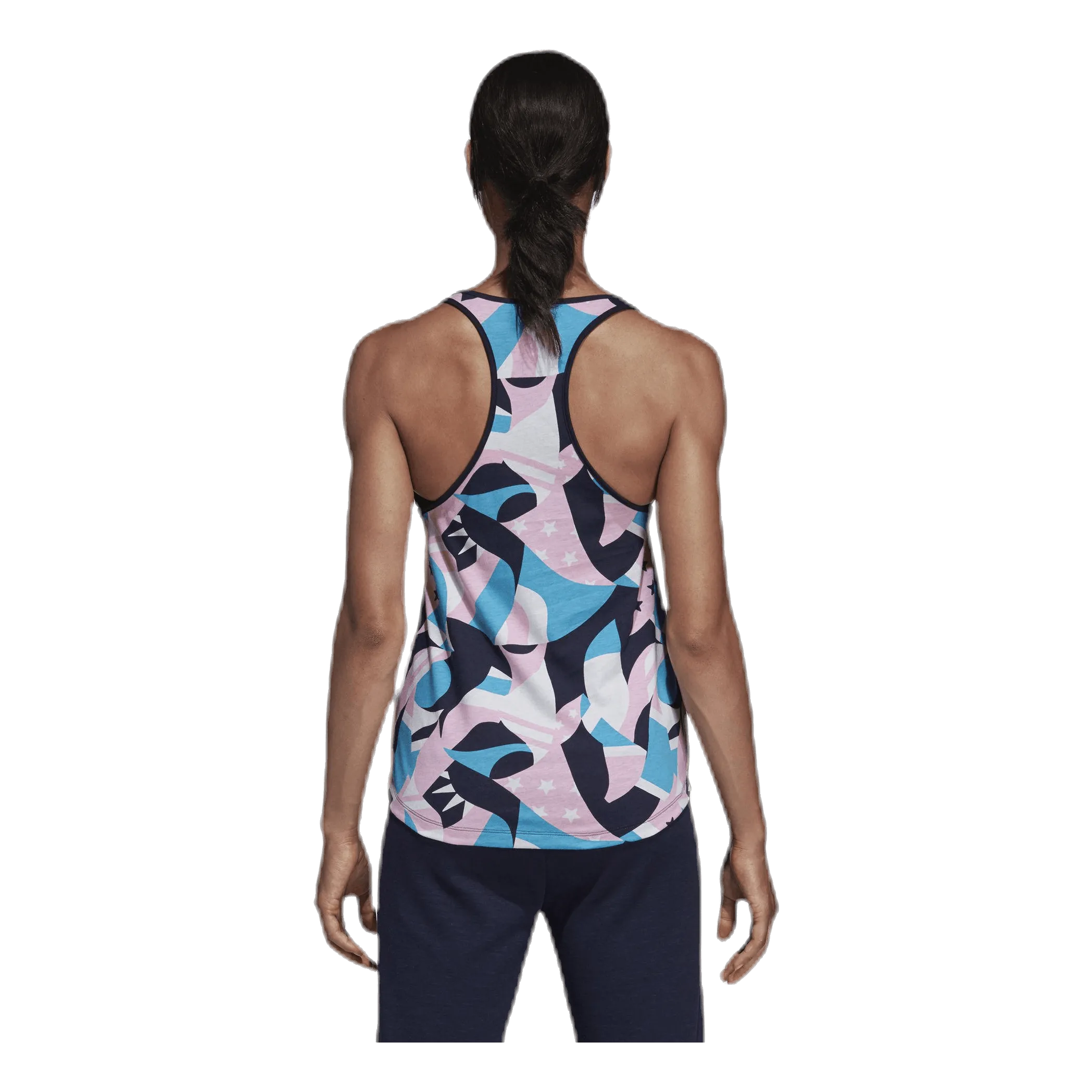 Adidas Sid All Over Print Tank Pink/White