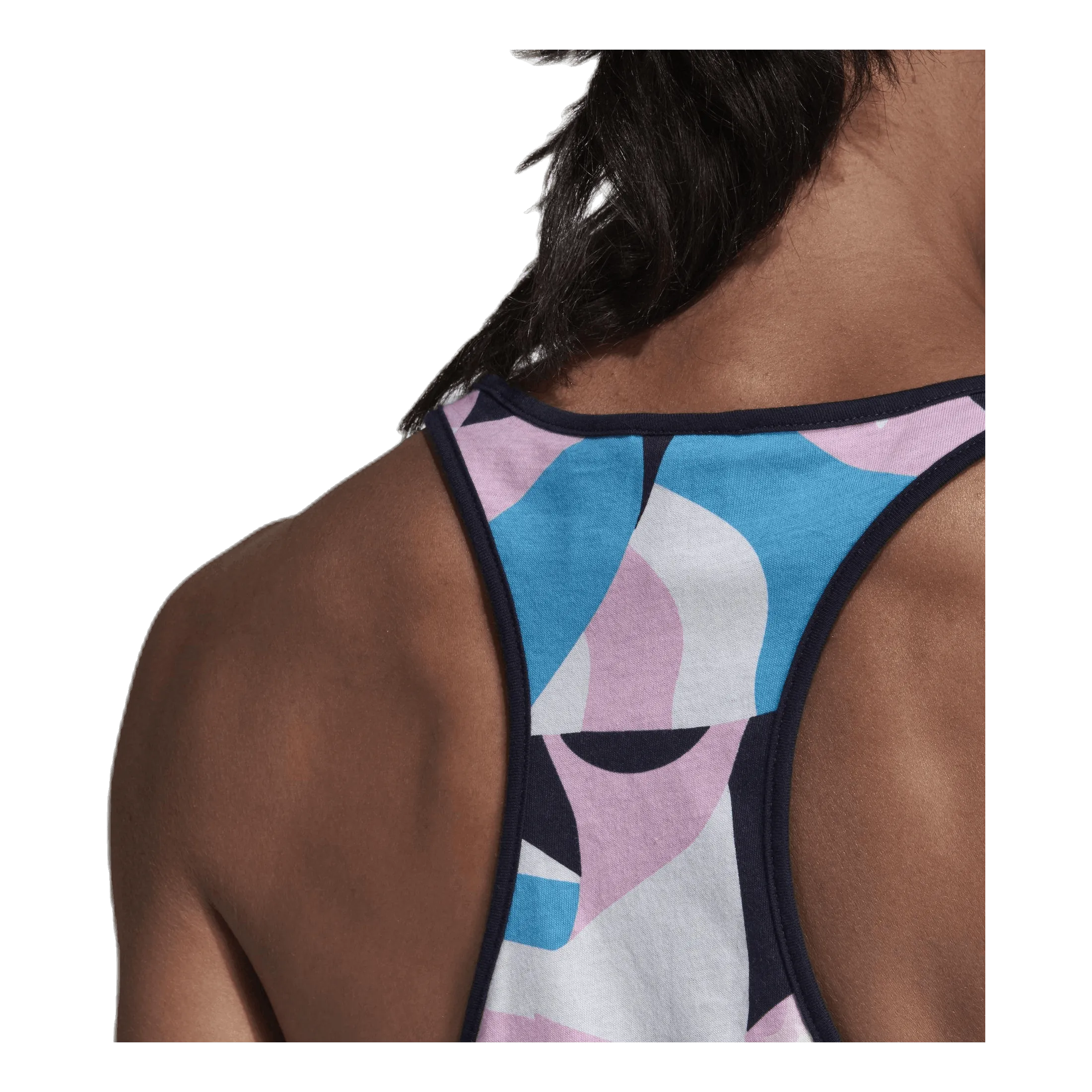 Adidas Sid All Over Print Tank Pink/White
