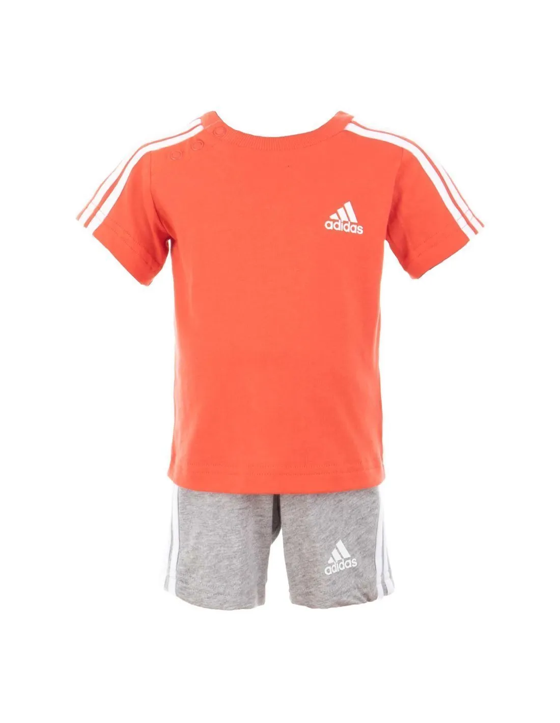 ADIDAS SPORTSWEAR  CONJUNTO NARANJA Y GRIS I 3 STRIPES SPORT SET IS2508 BEBé