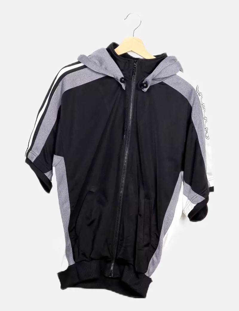 Adidas Sudadera con capucha negra