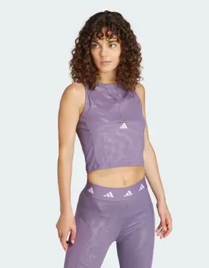 Adidas Top Techfit Printed Training