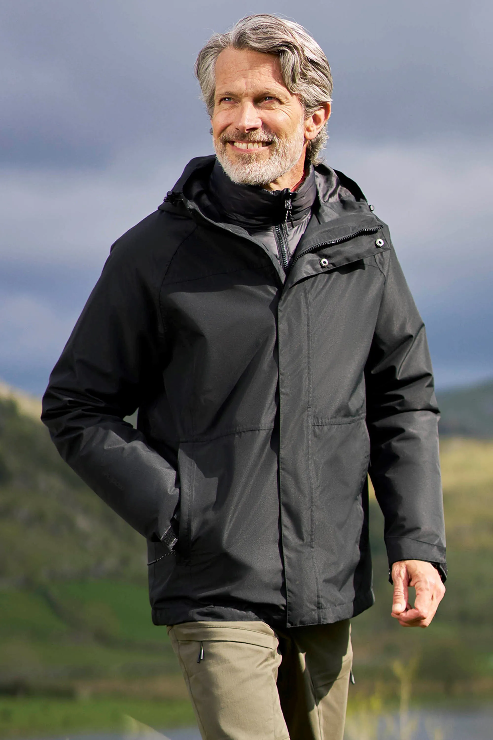 Alaskan chaqueta impermeable 3 en 1 para hombre