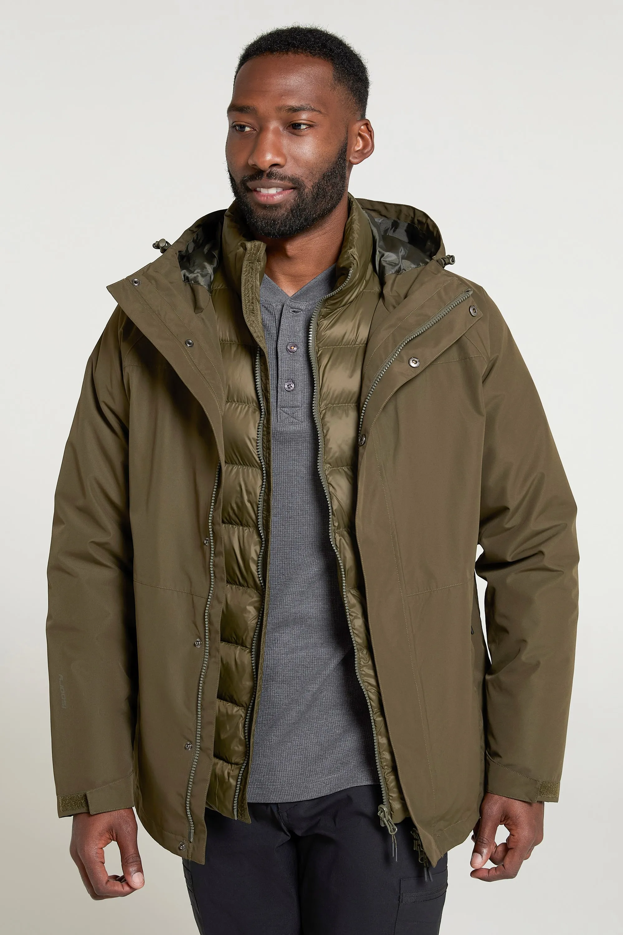 Alaskan chaqueta impermeable 3 en 1 para hombre