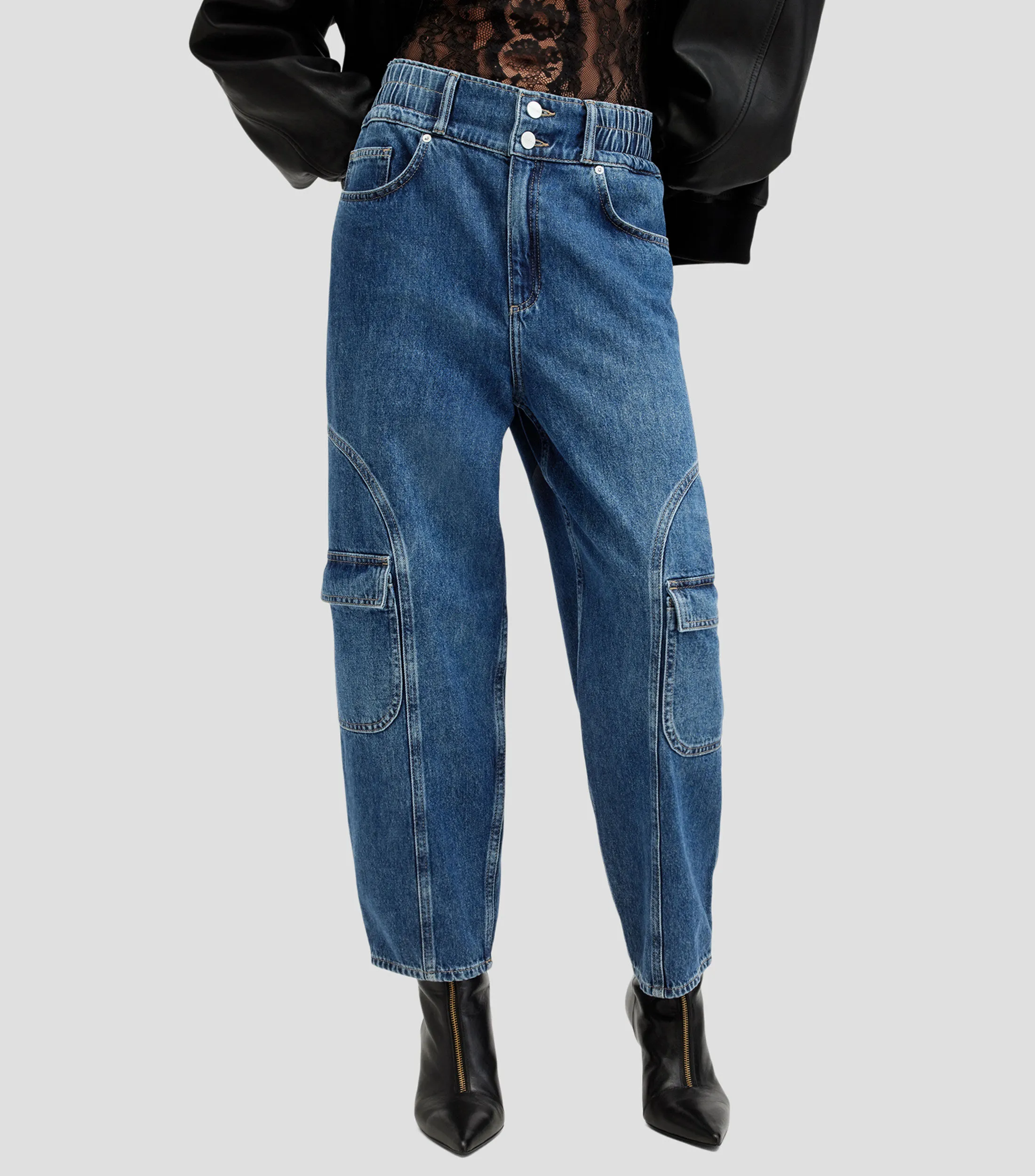 AllSaints Jeans Cargo Mujer