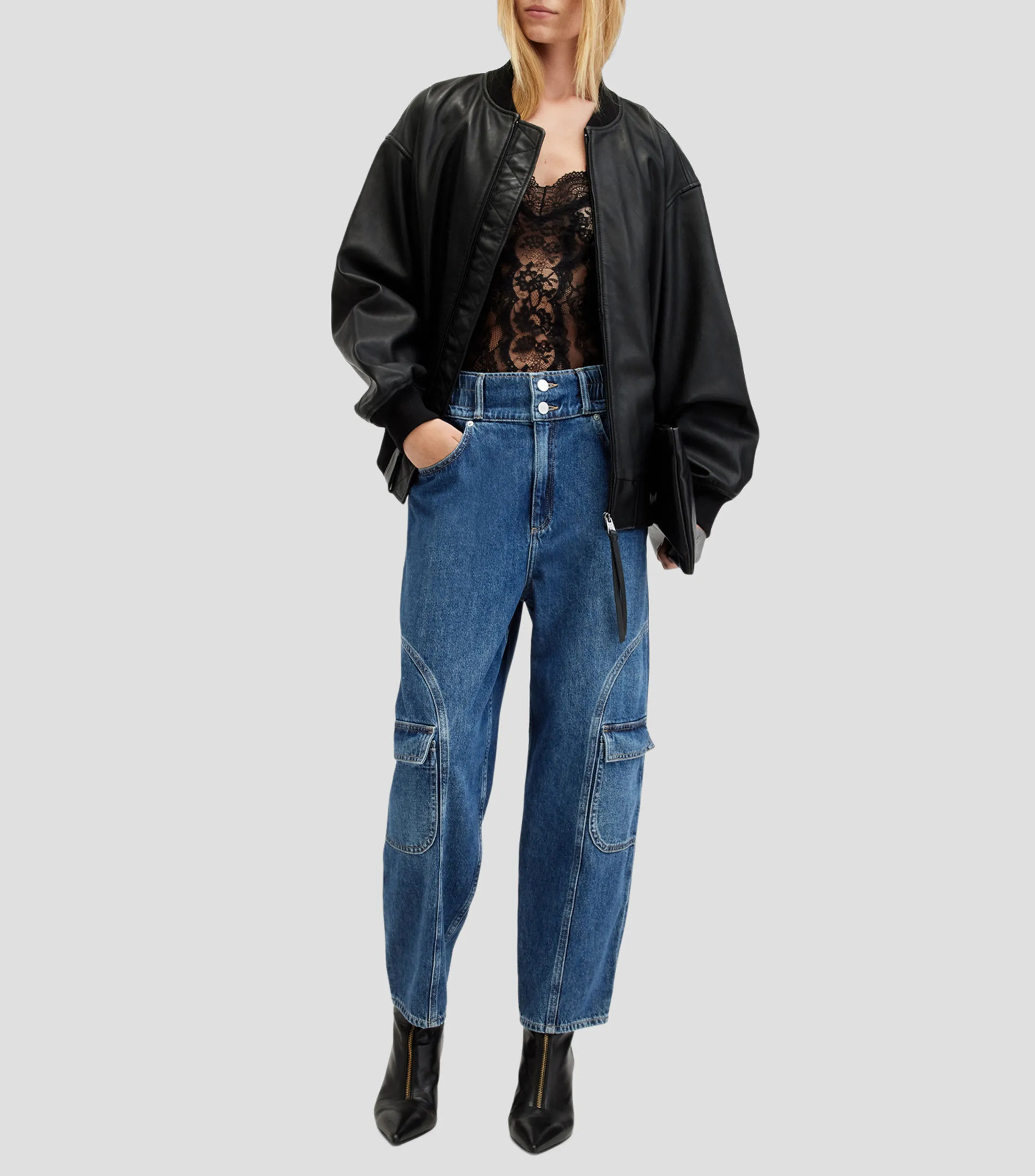 AllSaints Jeans Cargo Mujer