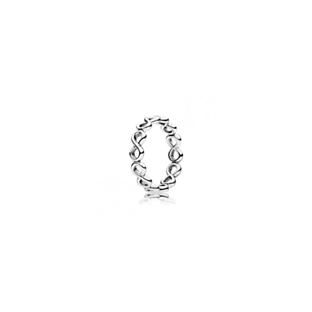 Anillo Brillo Infinito de plata