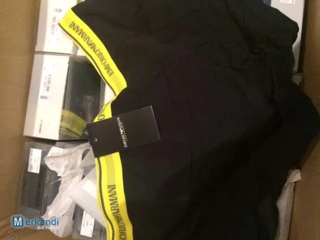 ARMANI BOXERS 3 PACK  MEZCLA DE ROPA INTERIOR MASCULINA  4 MODELOS, TALLAS  PRECIO 18.5€/3 PACK | PEDIDO MíNIMO 50 PIEZAS SOL