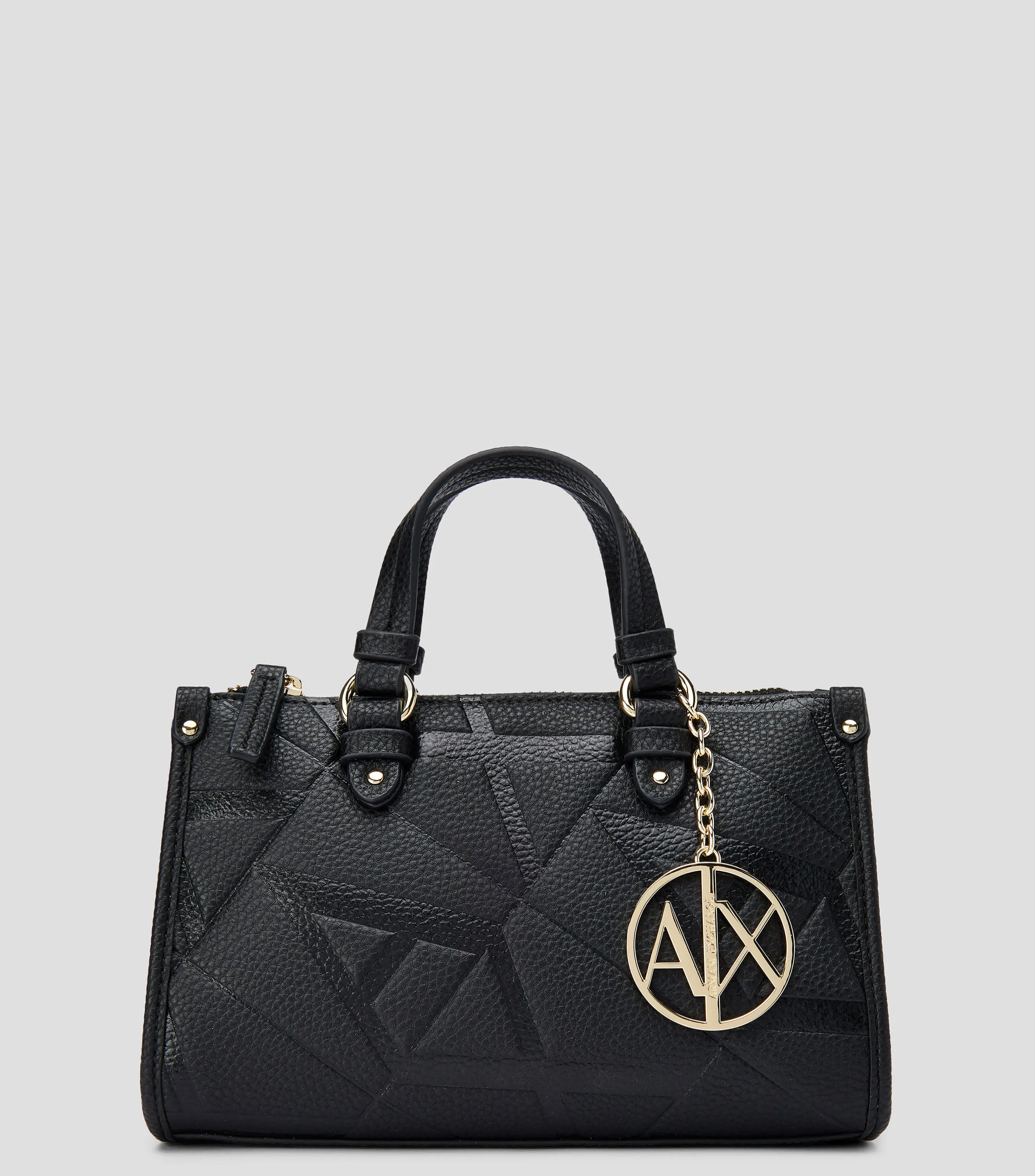 Armani Exchange Bolso Crossbody Negro monogram Mujer