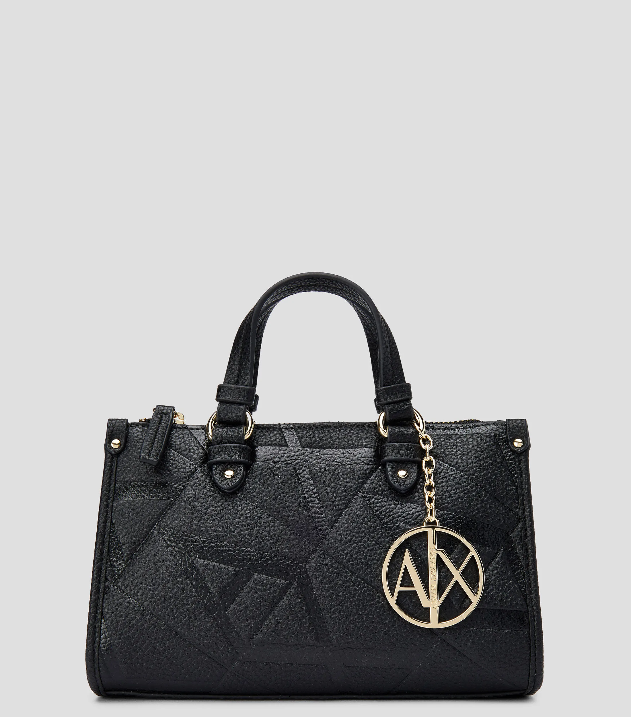 Armani Exchange Bolso Crossbody Negro monogram Mujer