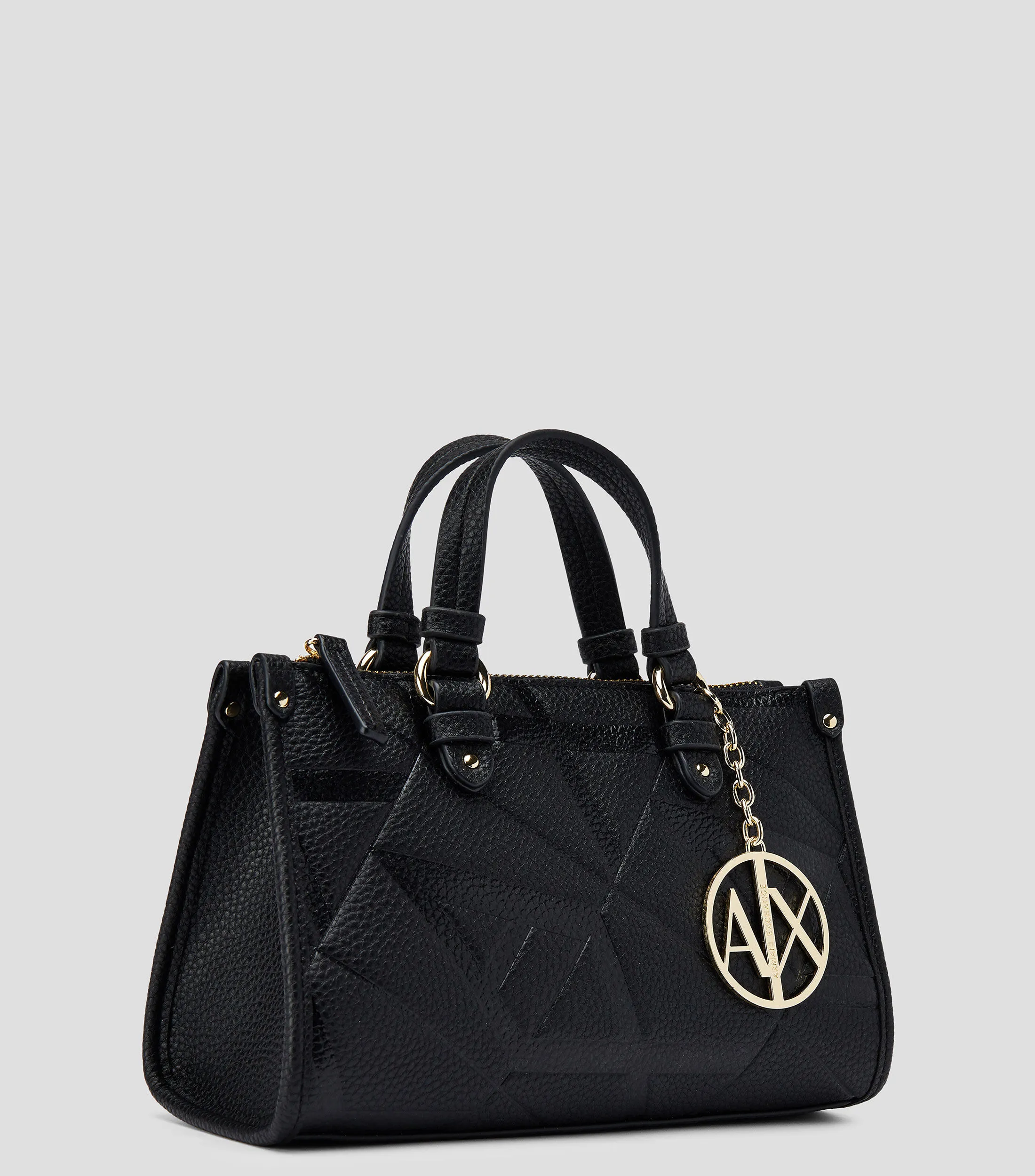 Armani Exchange Bolso Crossbody Negro monogram Mujer