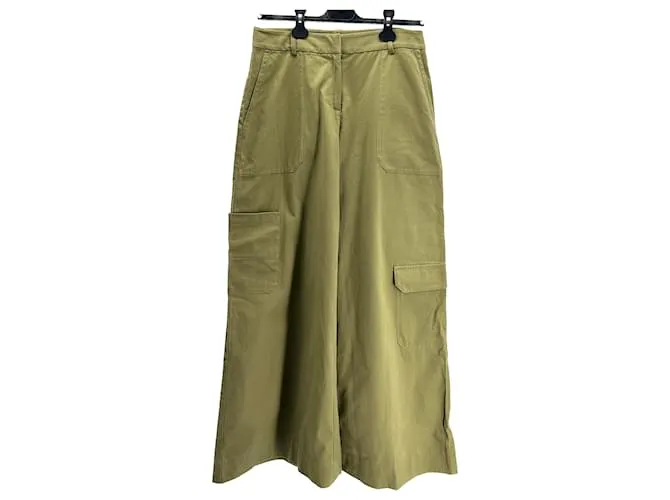 Autre Marque BEC & BRIDGE Pantalón T.Reino Unido 8 Algodón Caqui 