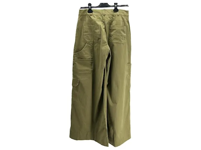 Autre Marque BEC & BRIDGE Pantalón T.Reino Unido 8 Algodón Caqui 
