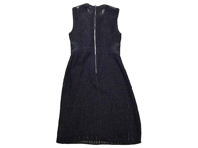 Autre Marque Kobi Halperin Vestido tubo de encaje sin mangas Jaydyn negro 