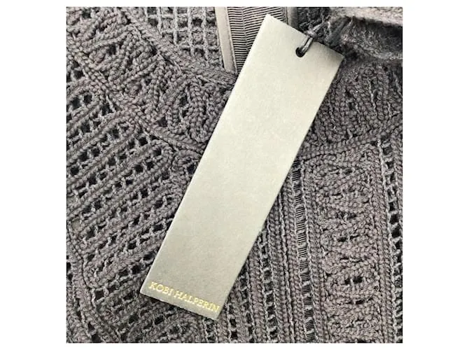 Autre Marque Kobi Halperin Vestido tubo de encaje sin mangas Jaydyn negro 
