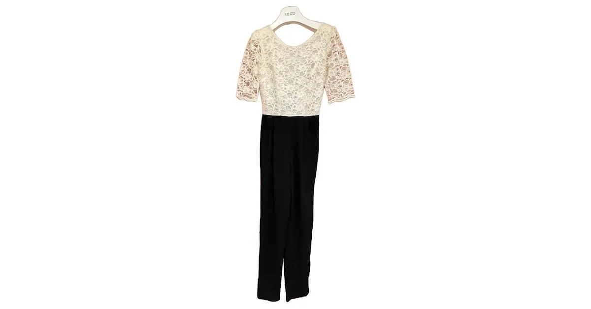 Autre Marque Monos Negro Crema 