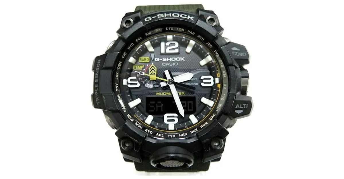 AUTRE MARQUE RELOJ SOLAR RADIO CASIO GSHOCK MUDMASTER GWG10001A3JF NEGRO CAQUI 