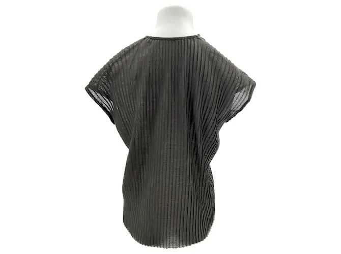 Autre Marque SOMEDAY Tops T.FR 36 Poliéster Caqui 