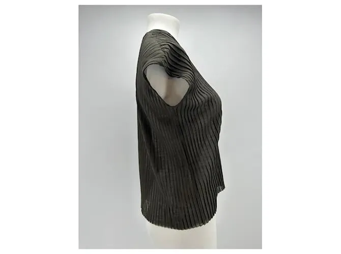 Autre Marque SOMEDAY Tops T.FR 36 Poliéster Caqui 