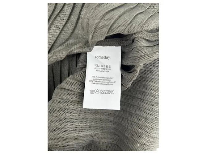 Autre Marque SOMEDAY Tops T.FR 36 Poliéster Caqui 