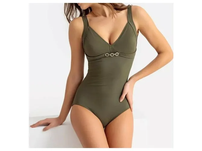 Autre Marque Traje de baño 1 Anne Weyburn pieza Caqui 