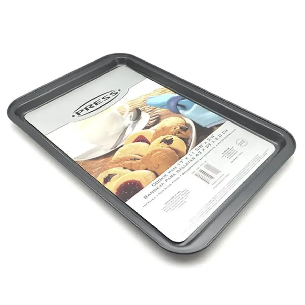 Bandeja para galletas acero al carbón 43 x 29 x 2  cm