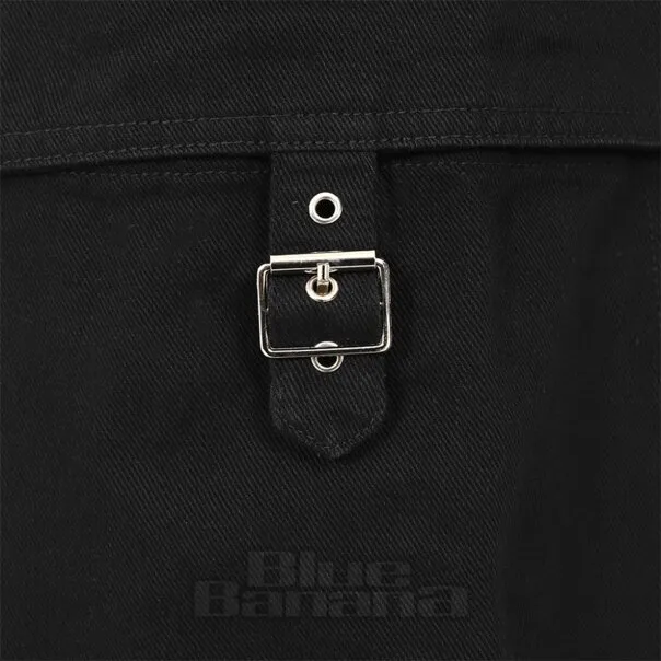 Banned Pantalones De Pierna Ancha Denim (Negro)