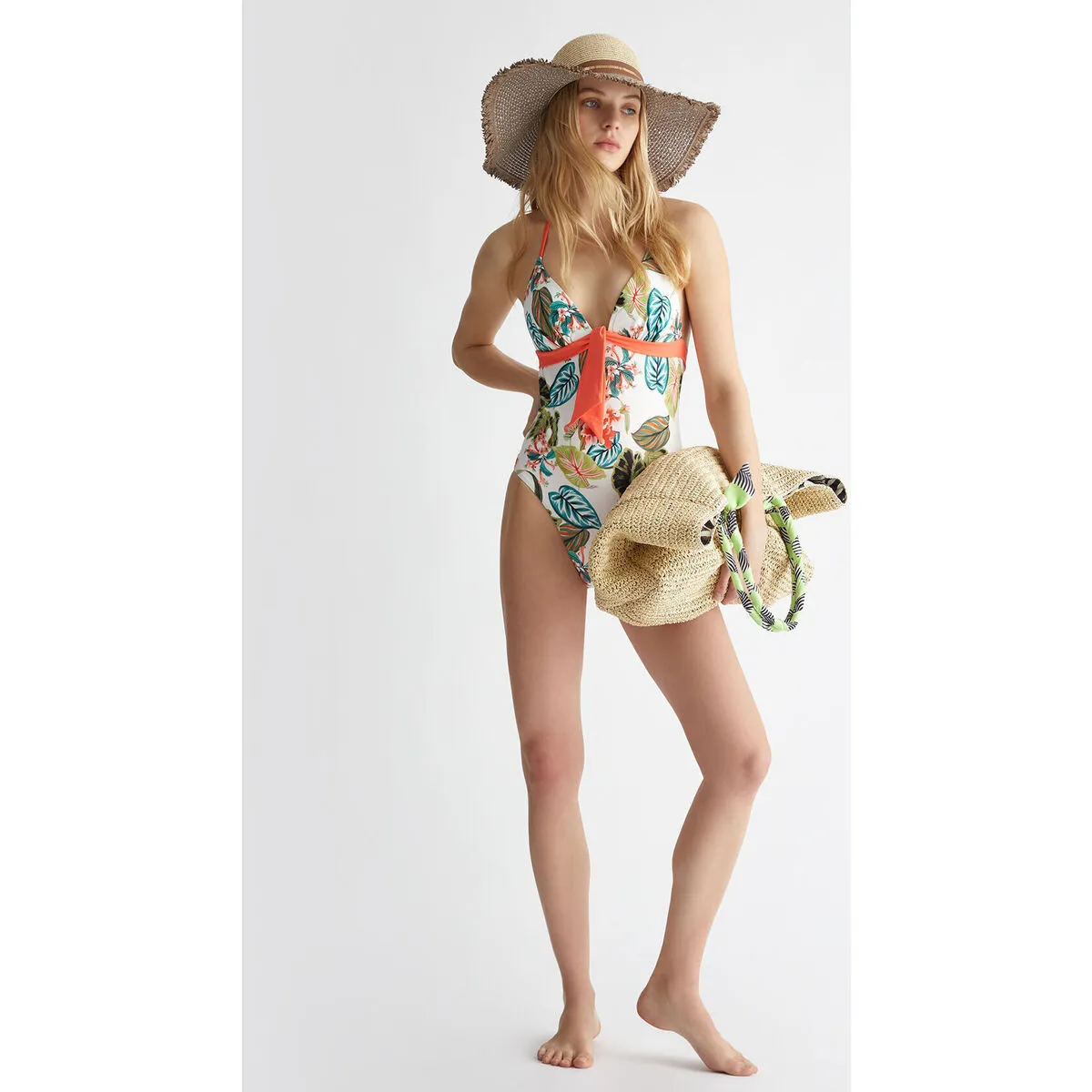 Bañador entero estampado