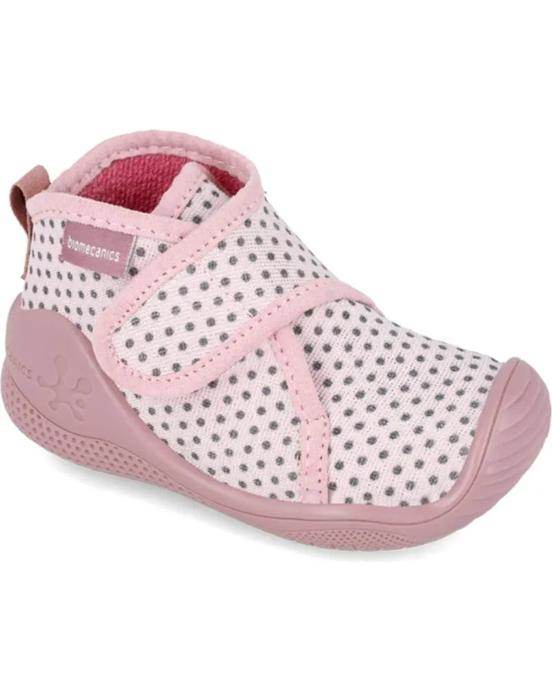 Bebé BIOMECANICS  de Niña PANTUFLAS PARA NINA 241157 TOPOS  ROSA