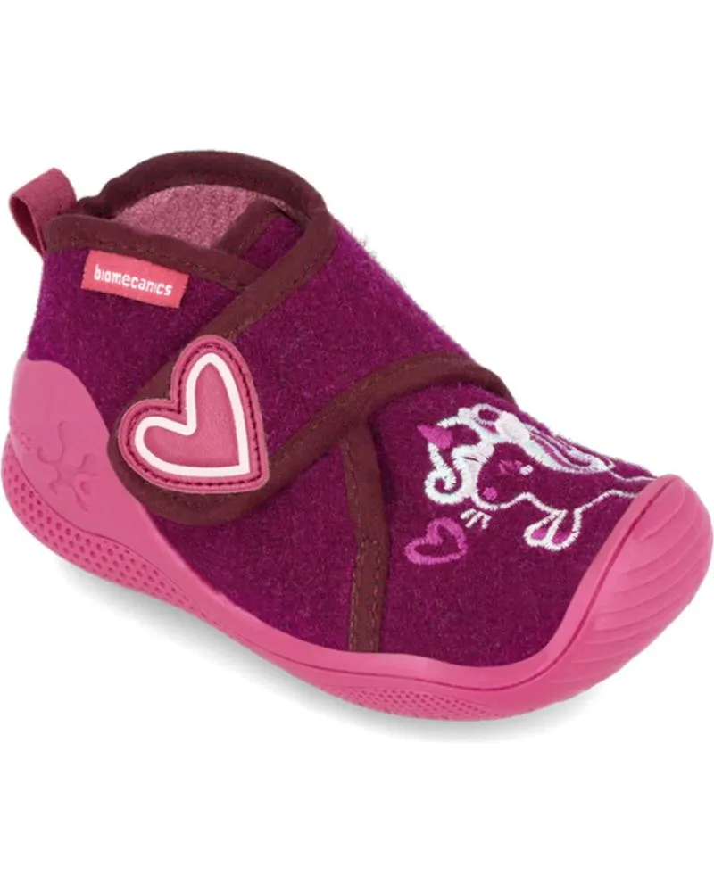 Bebé BIOMECANICS  de Niña PANTUFLAS PARA NINA DE 241151 FIELTRO  CIRUELA