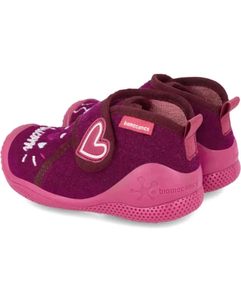 Bebé BIOMECANICS  de Niña PANTUFLAS PARA NINA DE 241151 FIELTRO  CIRUELA