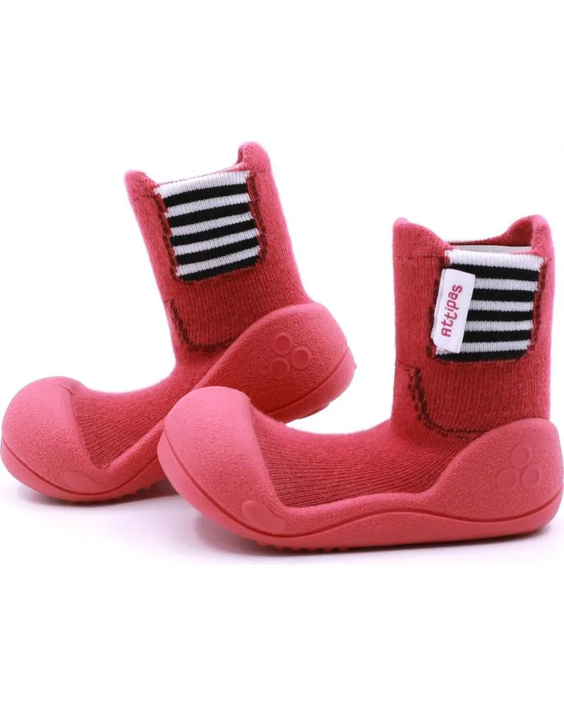 Bebé de Niña y Niño ATTIPAS PRIMEROS PASOS RAIN BOOTS ARB02 ROJO