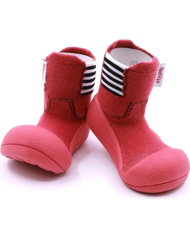 Bebé de Niña y Niño ATTIPAS PRIMEROS PASOS RAIN BOOTS ARB02 ROJO