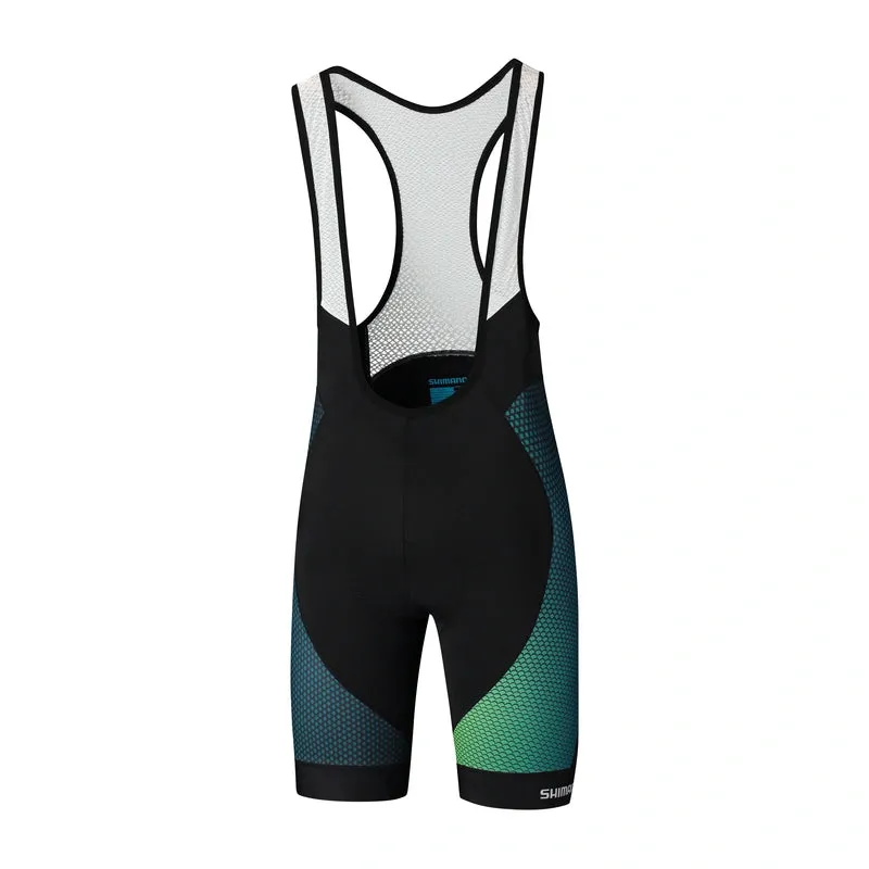 BIB SHORTS ESTAMPADOS BREAKAWAY VERDES TALLA XL