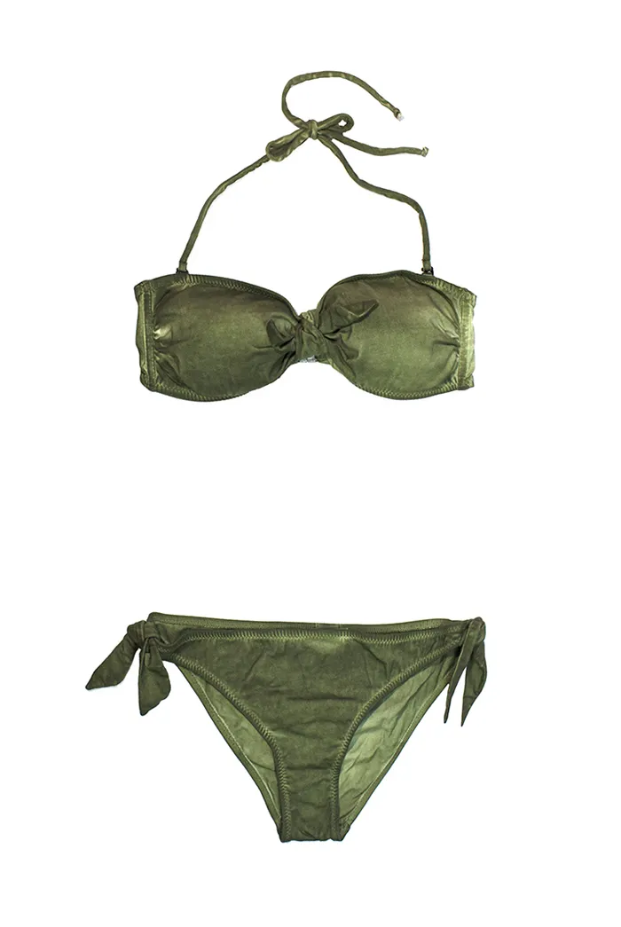 Bikini Algodón al Ácido Bandeau