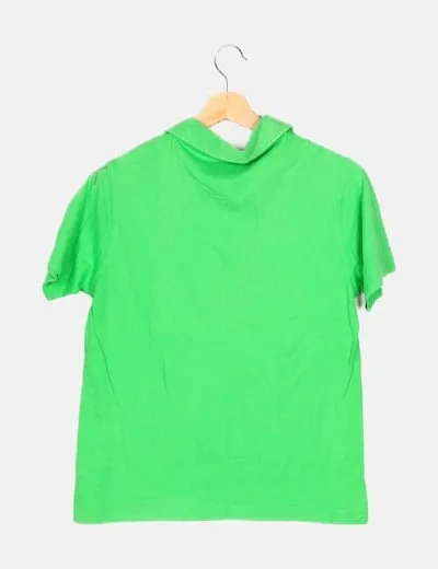 Billabong Polo verde estampado