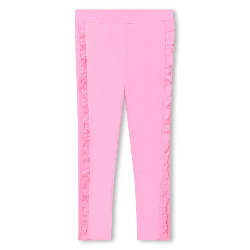 BILLIEBLUSH Leggings lisos con volantes