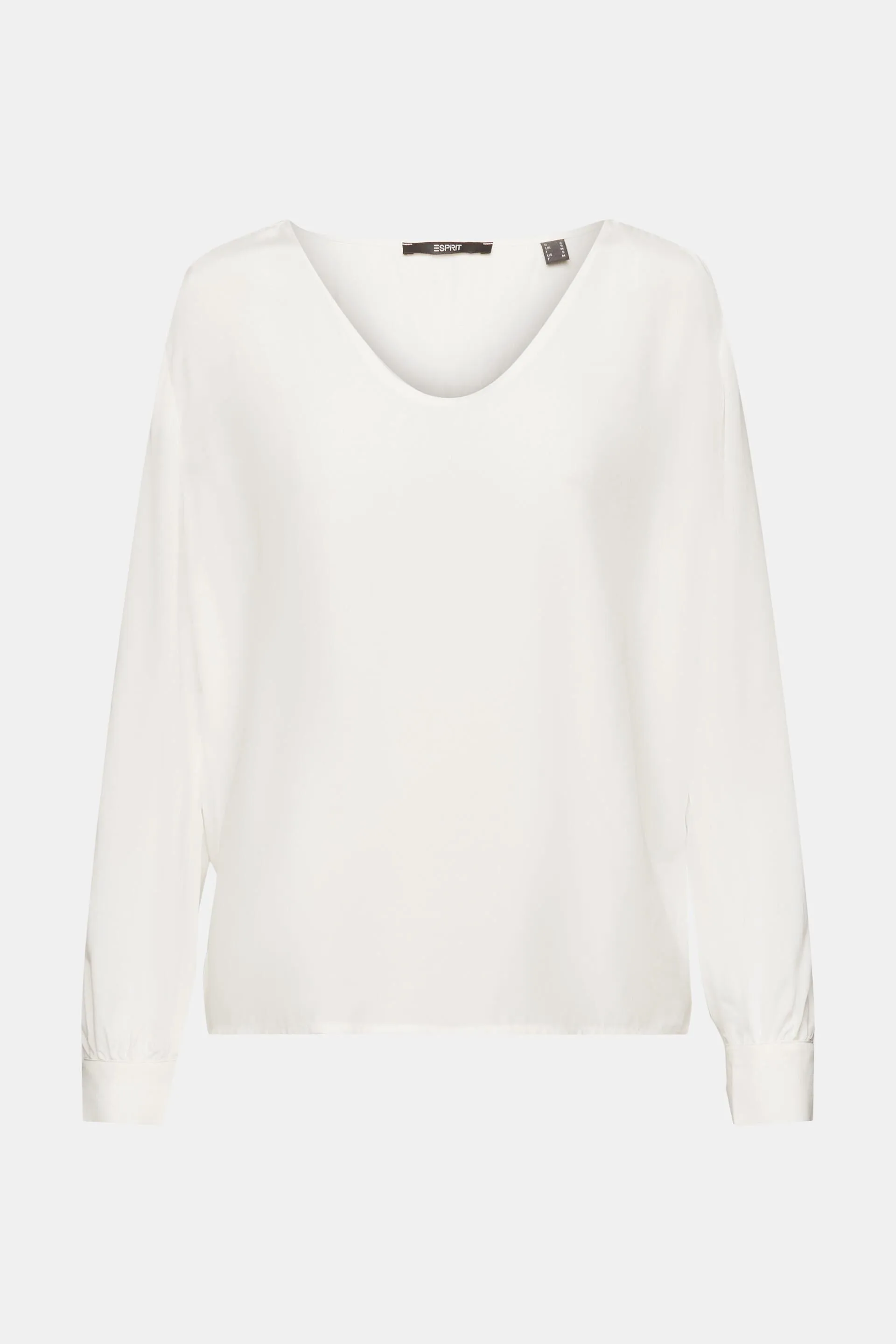 Blusa con cuello en U