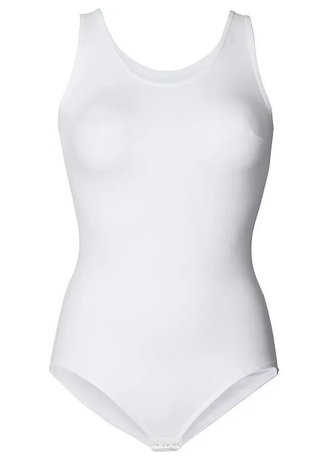 Body sin aros con algodón Blanco