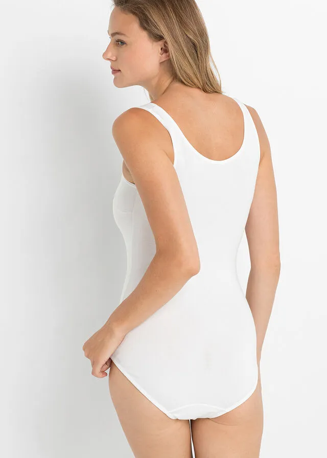 Body sin aros con algodón Blanco