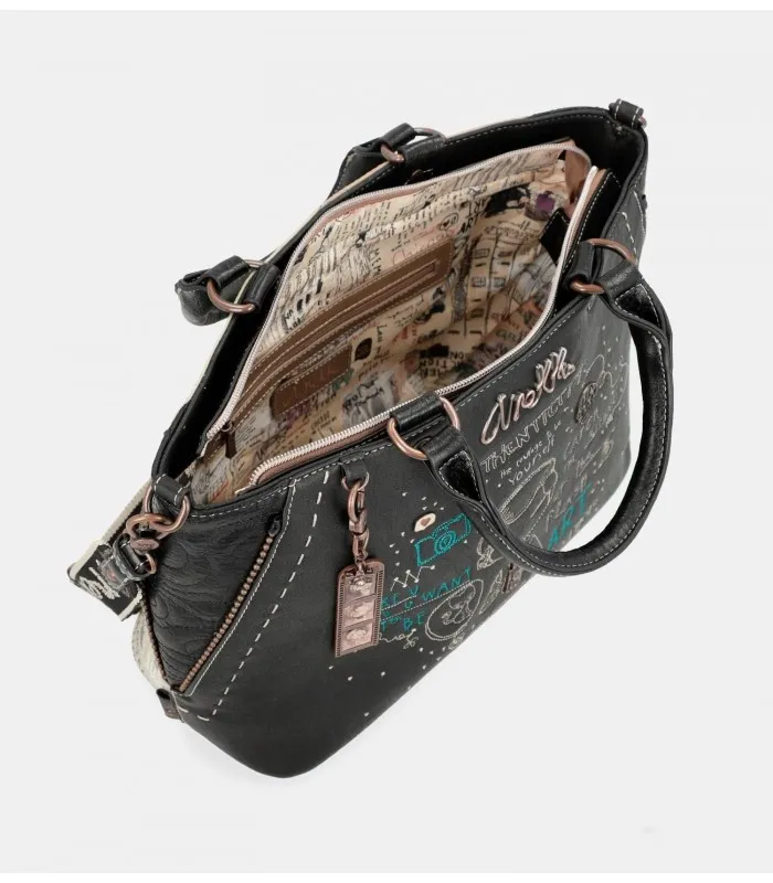 BOLSO ASA CORTA ANEKKE NEGRO