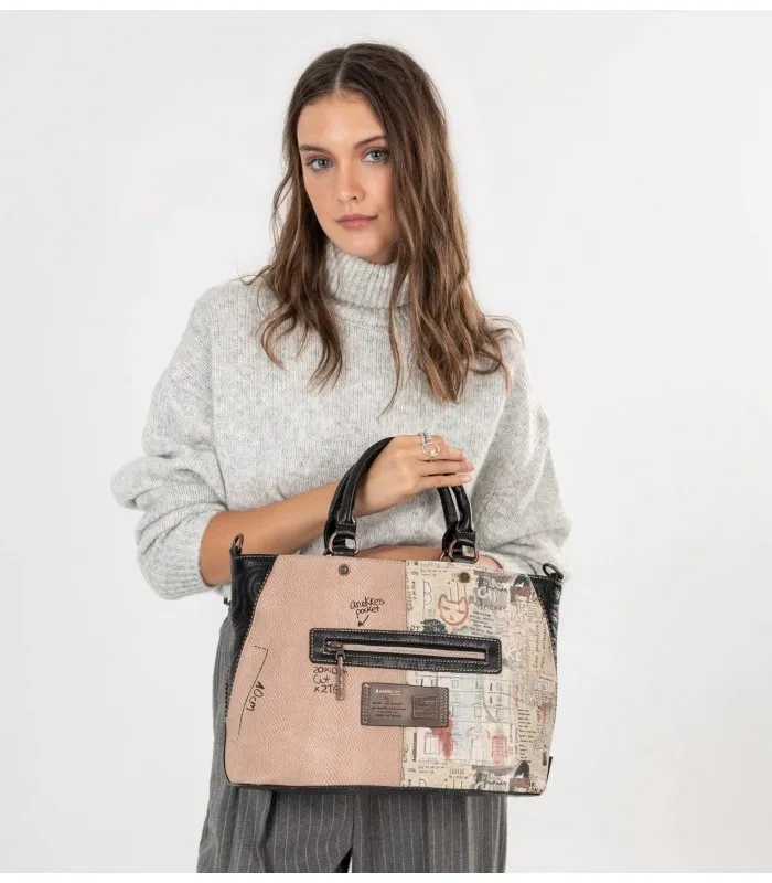 BOLSO ASA CORTA ANEKKE NEGRO