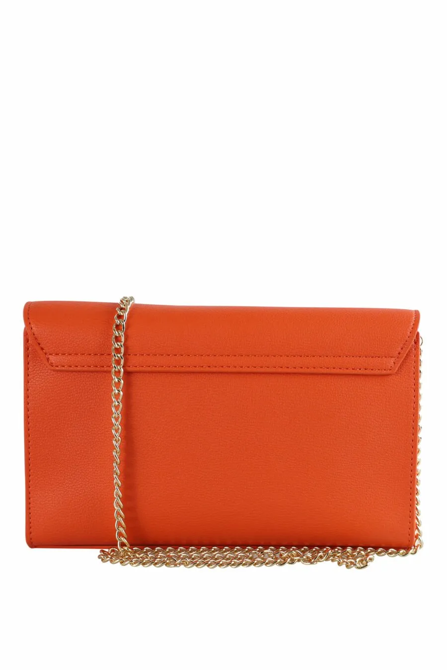Bolso bandolera naranja con logo 